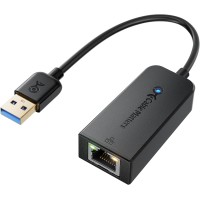 Cable Matters Plug & Play USB to Ethernet Adapter with PXE, MAC Address Clone Support (USB 3.0 to Gigabit Ethernet, Ethernet to USB, Ethernet Adapter for Laptop) Supporting 10/100/1000Mbps
